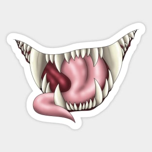 Mimic Maws (Yellow) Sticker